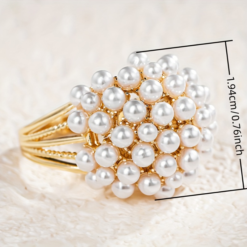French Style Flower Ring for Women